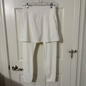 Renwick Skirted Legging Skirt Golf Womens Small White Pants Tennis Pickleball